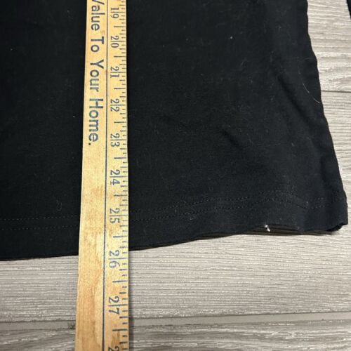 Apple Staff Long Sleeve Black Turtleneck T-Shirt 2000s Y2K Computer Size Small - Picture 4 of 7