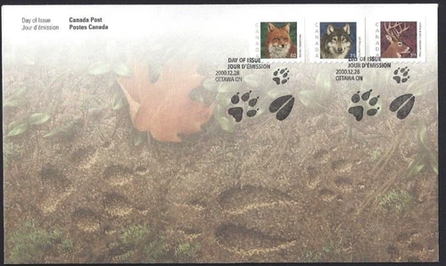 🍁Canada    #1879 - 1881   "Wildlife"     Brand New 2000 First Day Cover