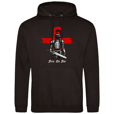 St George's Day English Knight Mens Hoodie Country Him Cross Saint 23rd of Ap...