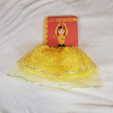 The Wiggles Emma Dance Words Book Yellow Sequin Tutu