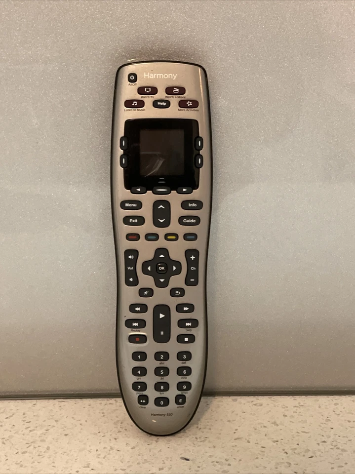 Logitech Harmony 650 Infrared All in One Remote Control, Universal Remote - Image 2 of 4