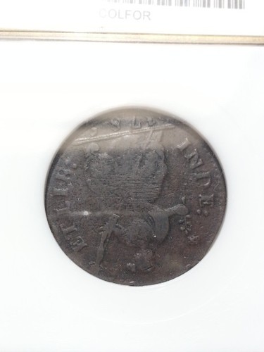 1785 Cent Connecticut Copper Bust Right VF25 - Picture 4 of 8