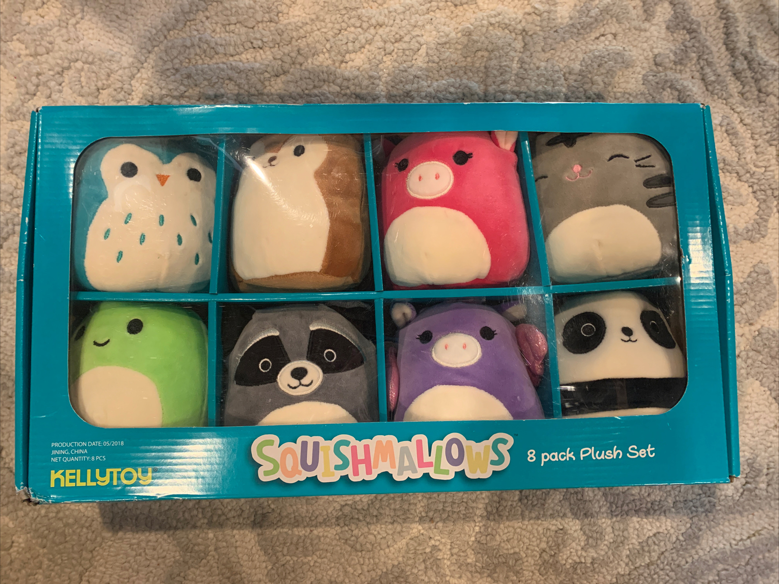 squishmallows 8 pack plush set