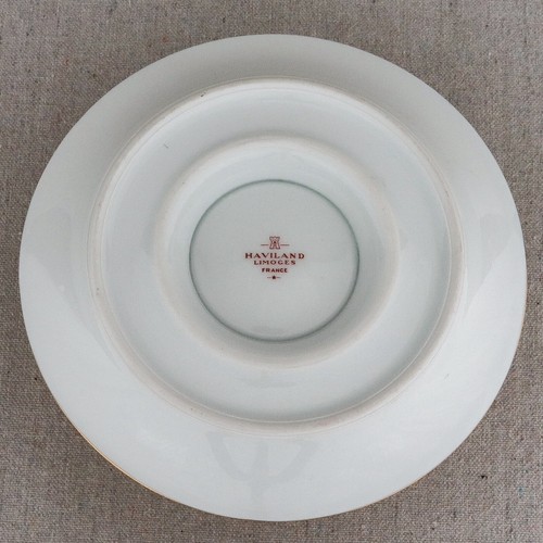 Vintage Haviland Limoges Louis Philippe Rose Pattern Gravy Boat Sauceboat 7" - Picture 6 of 7
