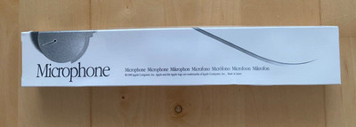 Vintage 1990 Apple Computer inkl. Mikrofon Zubehör in original versiegelter Verpackung