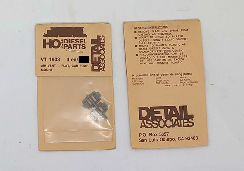 DETAIL ASSOCIATES American HO Scale Detailing Parts - Multi Listing - Picture 94 of 203