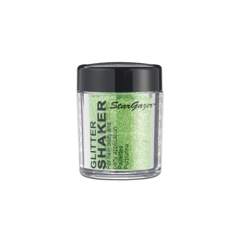 StarGazer Glitter Shaker - UV Green 5g (For Hair, Body and Party)
