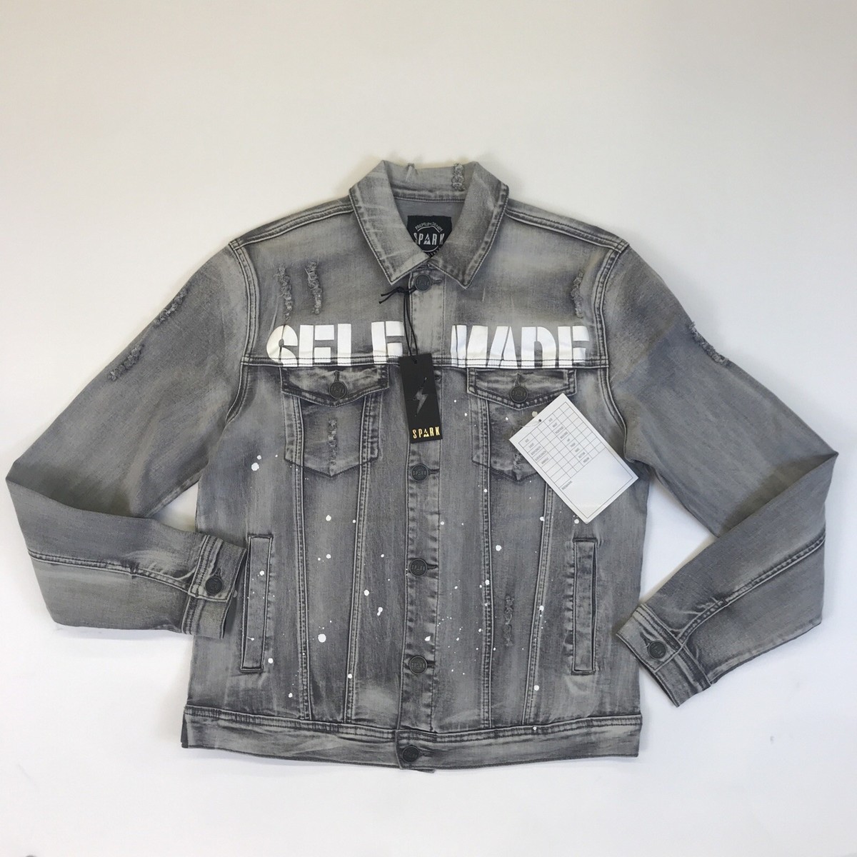 Spark Men's 100% Authentic Button Up Jacket Size Medium Spark Men's 100% Authentic Button Up Jacket Size Medium