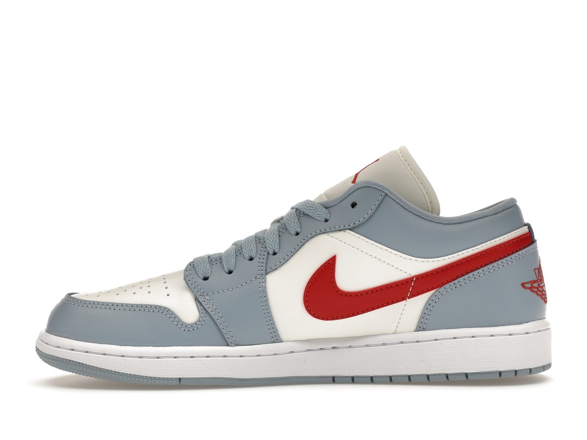 Jordan 1 Low Blue Grey Blue DC0774-164 Women's Sizes | eBay