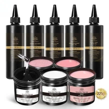 225g Extension Nail Gel Polish Milky White Hard Gel Acrylic Nail Art Vernis