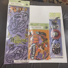 K  Company Scrapbook Stickers/Die Cuts  HALLOWEEN LOT 202pcs  NEW
