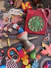 Vintage Toy Lot Junk Drawer 1940s To 1990s Antiques Collectibles Fun Mix — photo 3
