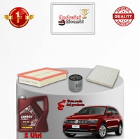 Set Service 3 Filter Und ÖL TSI Tiguan II 1.5 TSI 110KW 150CV Von 2018-