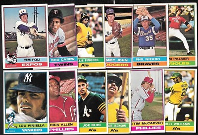 1976 OPC O PEE CHEE TOPPS 397-528 MLB BASEBALL CARD + ERROR & VARIATION SEE LIST