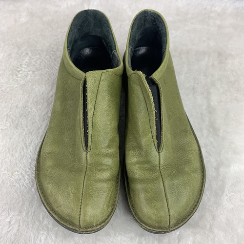 Loints of Holland Schuhe Gr. 5 33 grün Leder zum Überziehen bequem Twisk flach - Bild 11 von 14