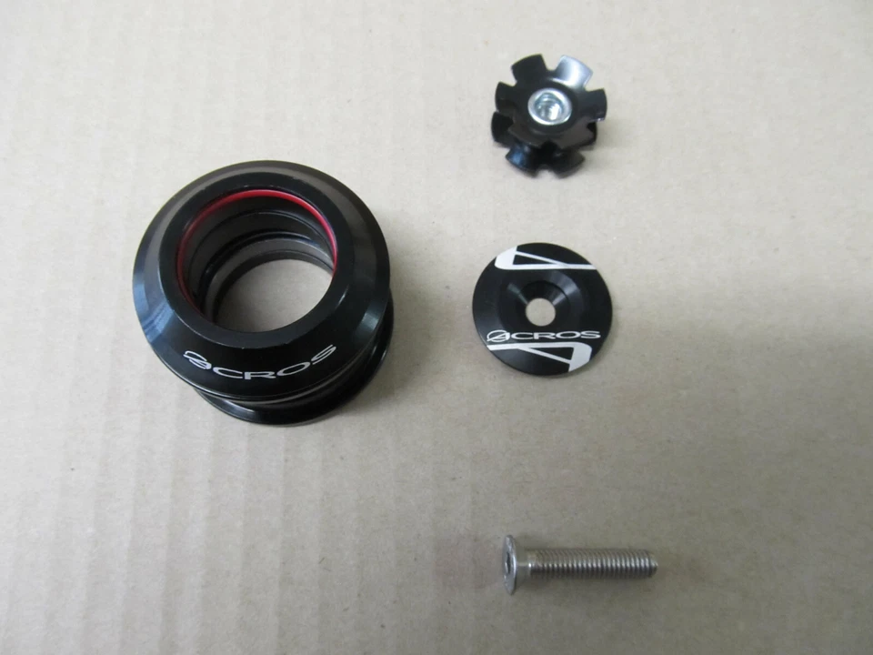 Acros AZX-244 ZS44 Dirección Semi-Integrada Negro 102 Gramos 1 1/8" NUEVO - Imagen 1 de 3