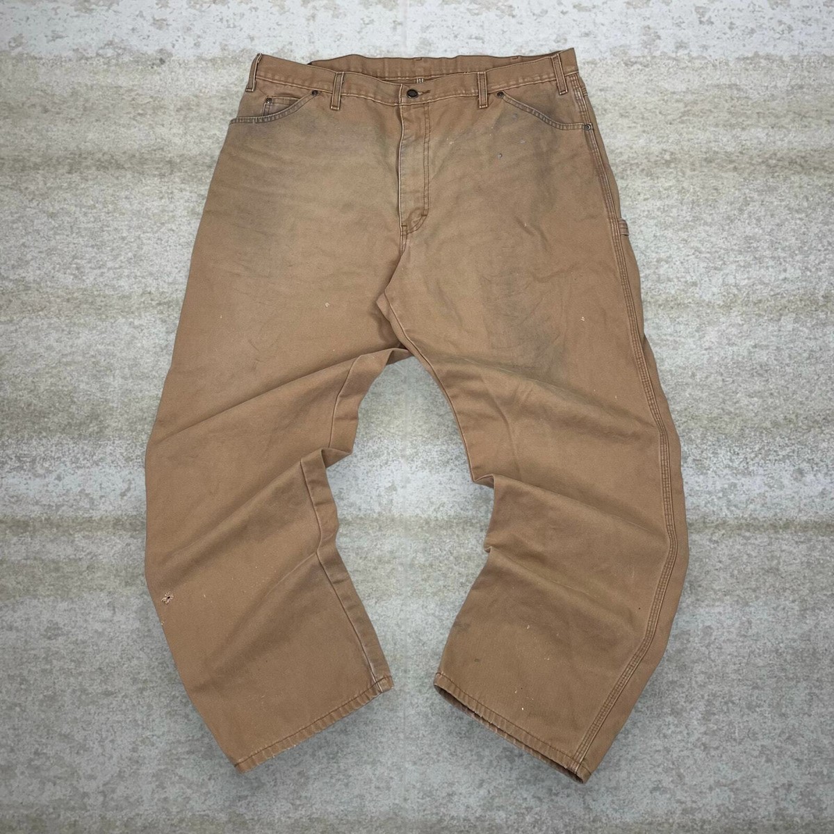 llbean dickies USA パンツ 90s 古着 90s USA製 Dickies コットンツイル ワーク チノ パンツ