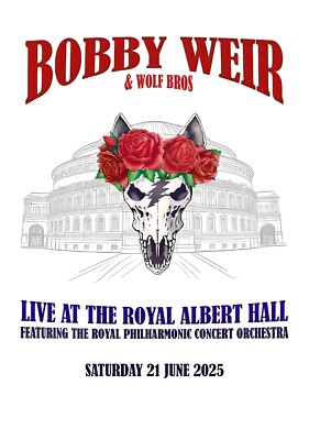 Bobby Weir Albert Hall UK TOUR 2025 A3 A4 Print Poster Unframed