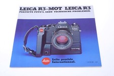   LEICA R, R3 MOT ELECTRONIC CAMERA ORIGINAL PRODUCT GUIDE BROCHURE DUTCH 128