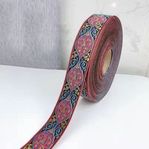 1 Meters Jacquard Trim 3-8cm wide Woven Border Sew Embroidered Ribbon Lace Decor - Picture 12 of 42
