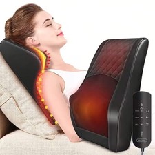 Shiatsu Neck Shoulder Massager Heat, Kneading Vibration Functions