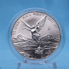 Mexiko 1/2 Onza 2011 Libertad 1/2 OZ PLATA PURA Silber 999 Vz / St
