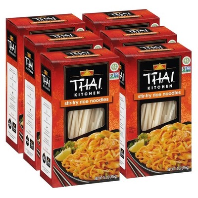 Thai Kitchen Stir Fry Rice Noodles 14 oz Gluten Free Pad Thai 6 Pack