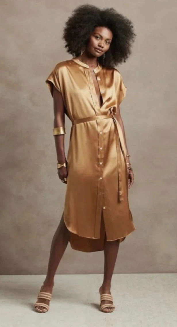 Banana Republic Silk Shirt Dresses for sale | eBay