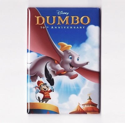 DUMBO (1941) - 2''x3'' MOVIE POSTER MAGNET (disney vhs)