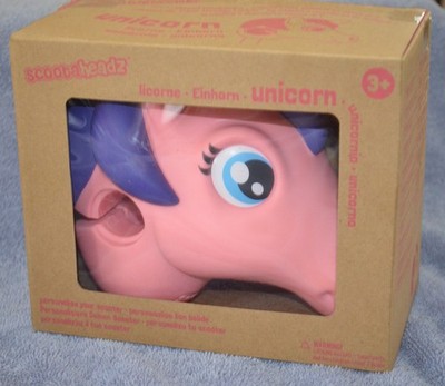 Scootaheadz Pink Unicorn Kids Scooter HANDLEBAR Accessory Personalise Your Ride
