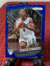 2025 #126 Teresa Edwards Panini Prizm Blue Velocity Prizm Lynx