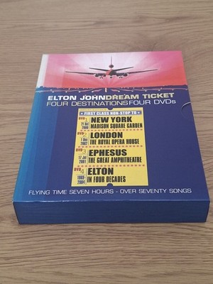 Elton John  -  Dream Ticket  -  Four Destinations Four DVDs  -  Big Box