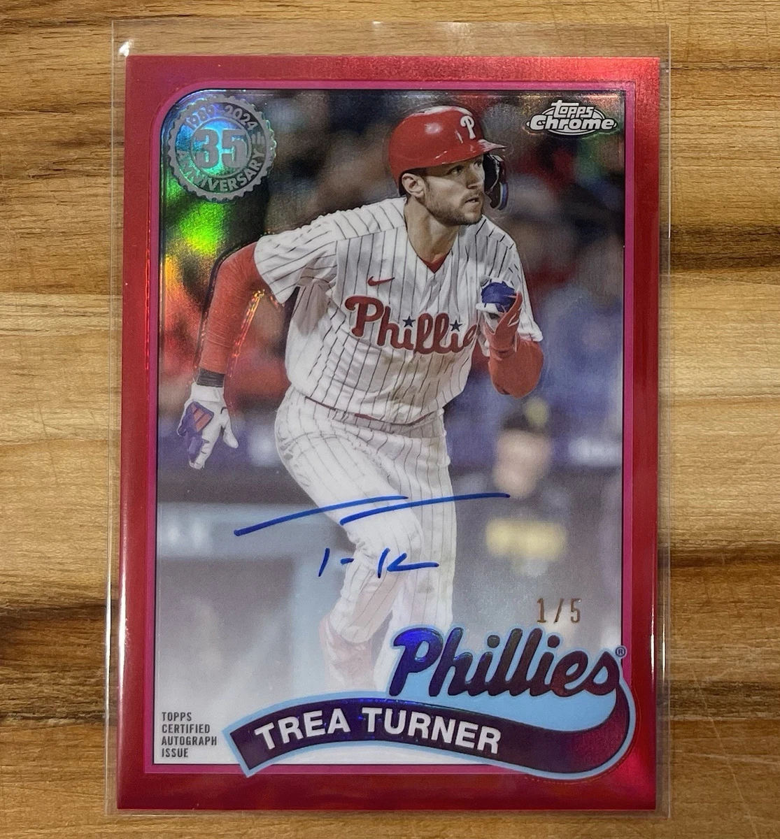 Trea Turner Baseball Sports Trading Cards & Accessories Parallel