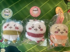 Chiikawa Plush Doll Set of 3 Winter Scarf Chiikawa Hachiware Usagi -- US Seller