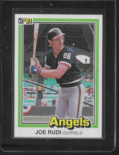 1981 DONRUSS # 174 JOE RUDI NICE CARD