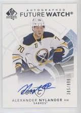 2017-18 SP Authentic Future Watch 385/999 Alexander Nylander #140 Auto 00bx