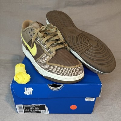 Nike Dunk Low SP x Undefeated Canteen Lemon Frost DH3061-200 Men's Size 9