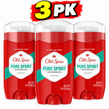 Old Spice High Endurance Deodorant Men Pure Sport Scent 3.0 oz   3 Pack