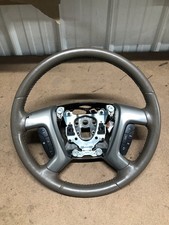 07-13 Gm Truck Suv Tan Leather Steering Wheel Controls Silverado Tahoe Sierra 07-13 Gm Truck Suv Tan Leather Steering Wheel Controls Silverado Tahoe Sierra