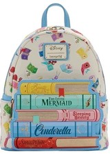 Image of Loungefly Disney Princess Books Classics Mini Backpack NWT
