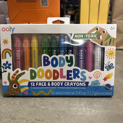 Ooly Body Doodlers - Gesichts- & Körperstifte - 12er Set Alter 6+ 06177   
