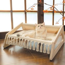 Cat Hammock Bed with Removable Washable Cover, Pet Couch Sofa for Indoor Cats...