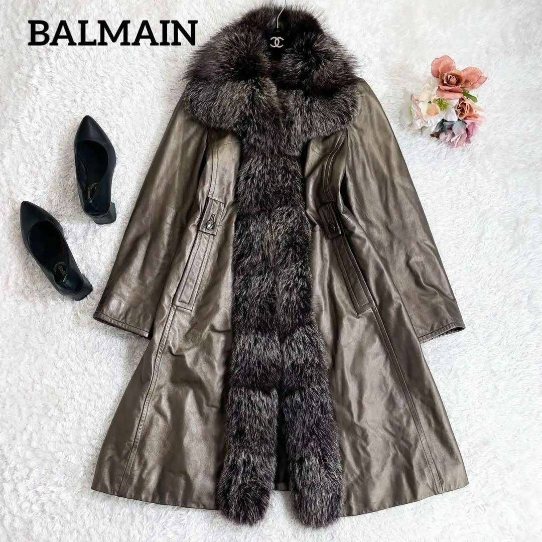 BALMAIN　ラビットファーコート 楽天市場】【2024新作秋冬】ジャケット ラビット フォックス