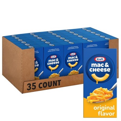 Quick & Easy Dinner Sides, Kraft Macaroni & Cheese, 35 Pack
