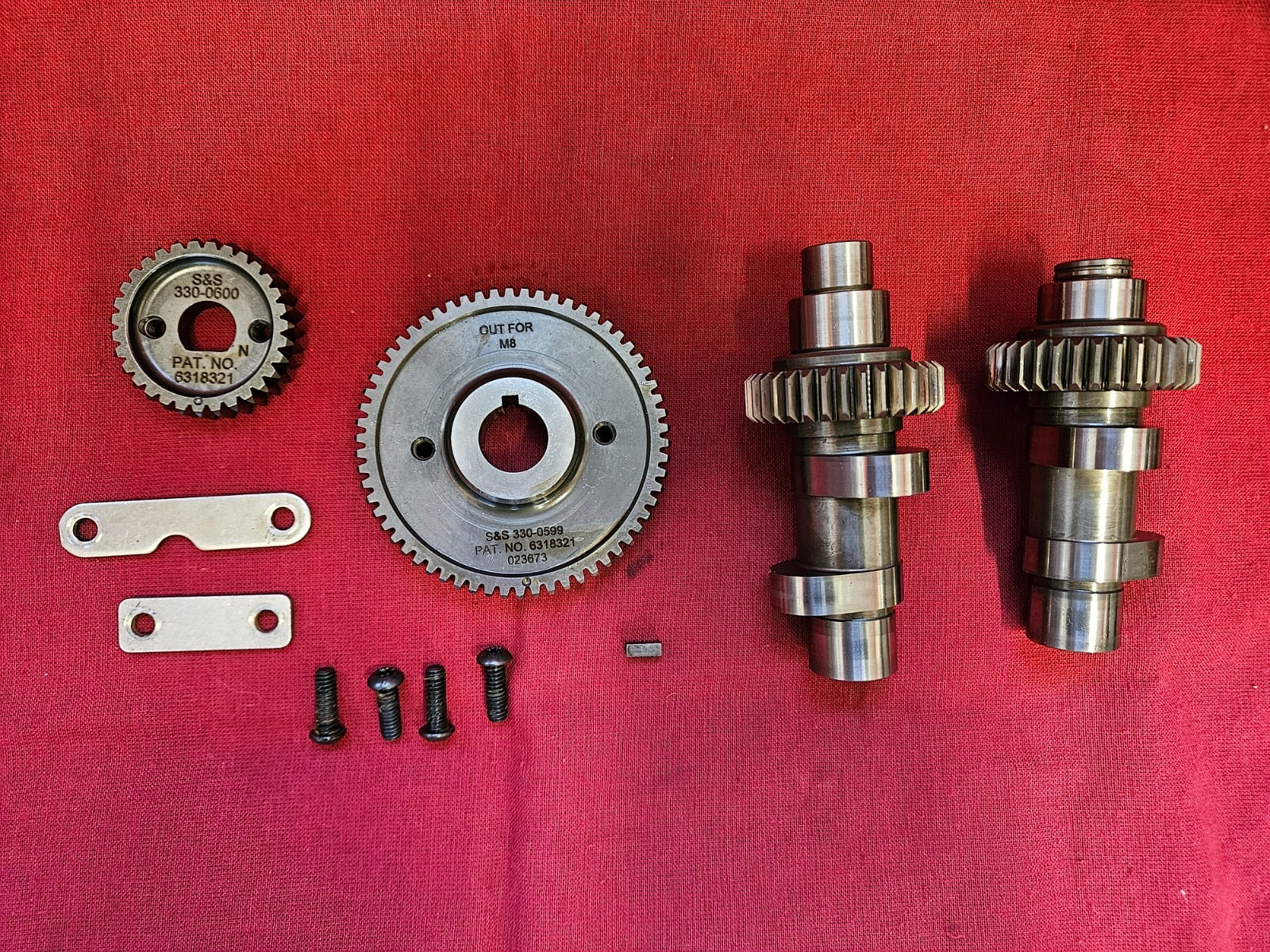 S&S Cycle - 330-0335 - 635 High Output Gear Drive Camshaft Kit (#284)