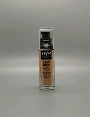 NYX Professional Makeup: Foundation -Can't Stop Won't Stop - Medium Olive - 30ml