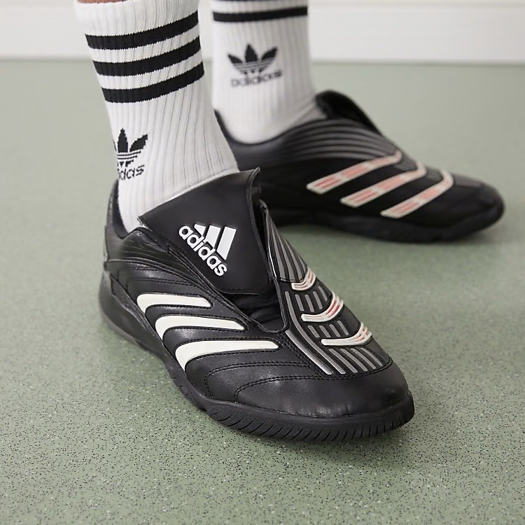  プレデターSL adidas Predator Sala Lace Up Mens Black Sneakers Casual Shoes