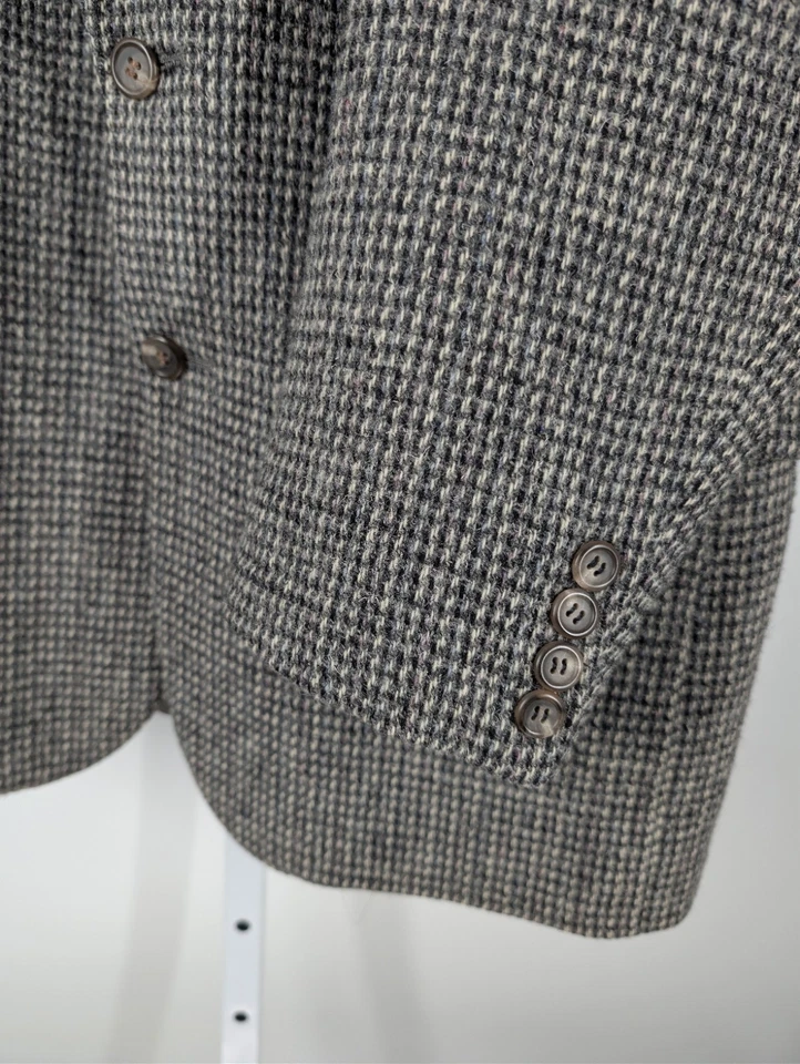 Blazer Polo University Club De Colección Años 80 90 Grueso Tweed Hecho en Unión EE. UU. Ralph Lauren Foto 4 de 4