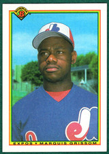 Marquis Grissom - 1990 Bowman #115 - Montreal Expos Baseball Card