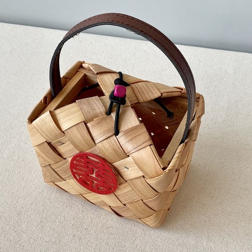 Wooden Storage Box Woven Candy Box Gift Packaging Basket Zongzi - Picture 3 of 13